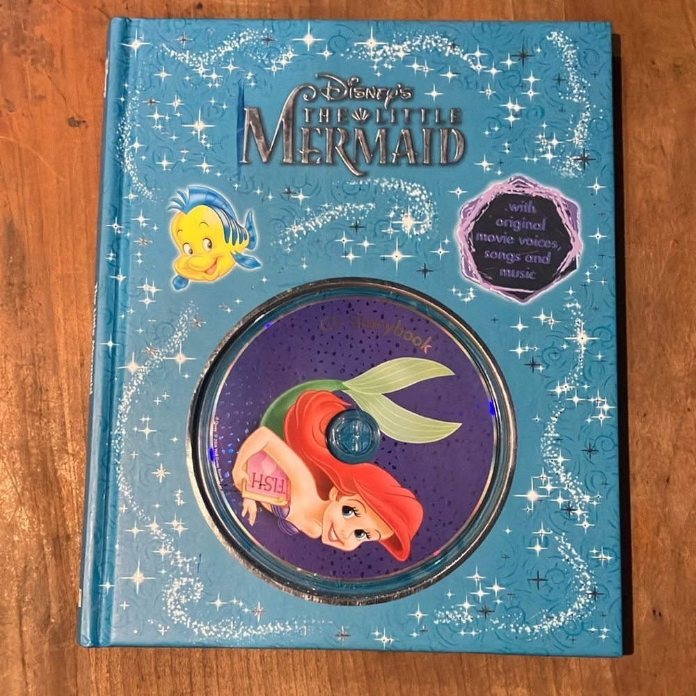 Disney The Little Mermaid cd & book